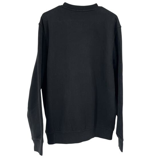 J.Crew Mens Summit 11 oz. soft-knit fleece Black sweatshirt Large NWT relaxed - Picture 3 of 4